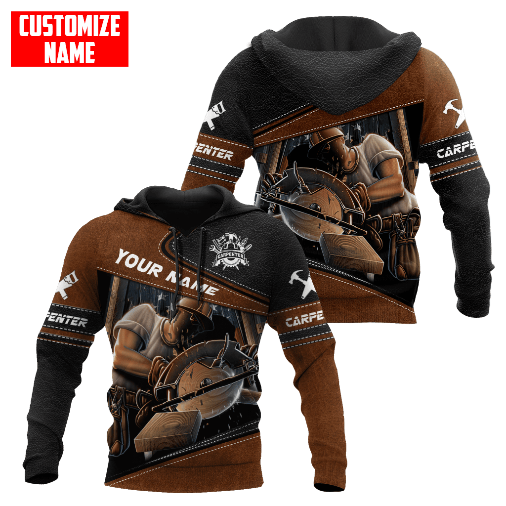 Tmarc Tee Personalized Name Carpenter 3D All Over Printed Unisex Shirts Ver 6