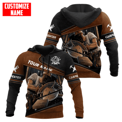 Tmarc Tee Personalized Name Carpenter 3D All Over Printed Unisex Shirts Ver 6