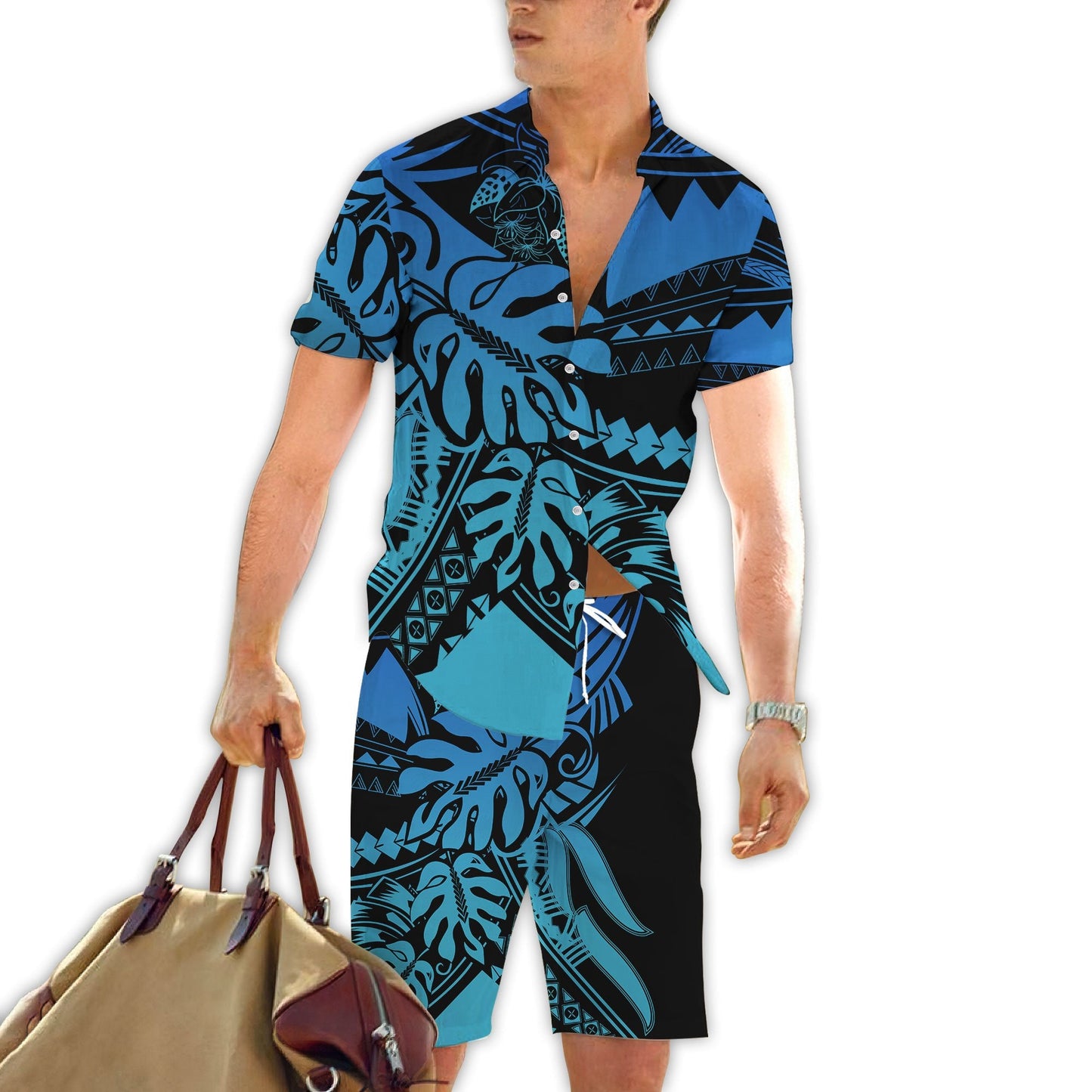 Polynesia No 17 Combo Shirt BoardShort