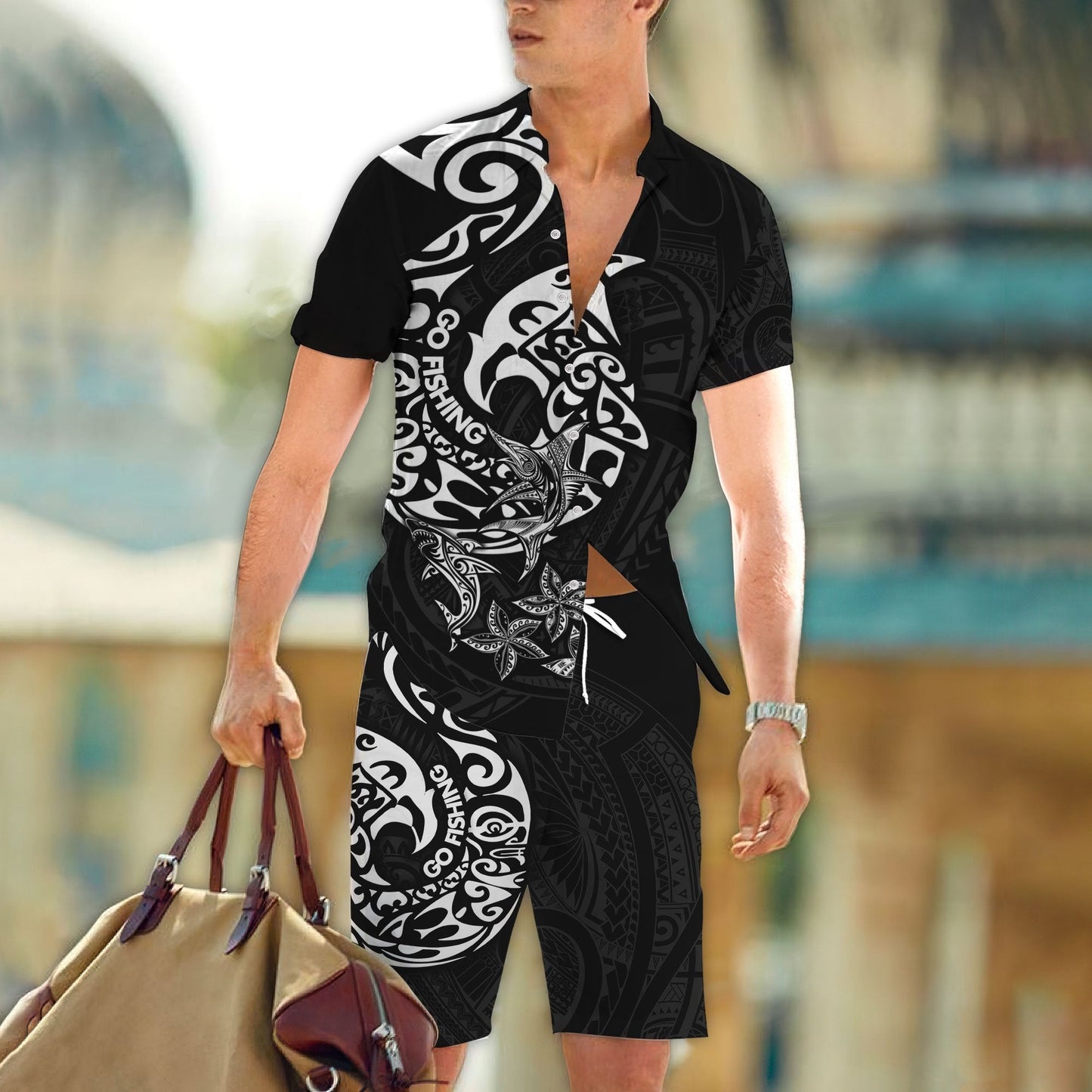 Polynesia No 10 Combo Shirt BoardShort