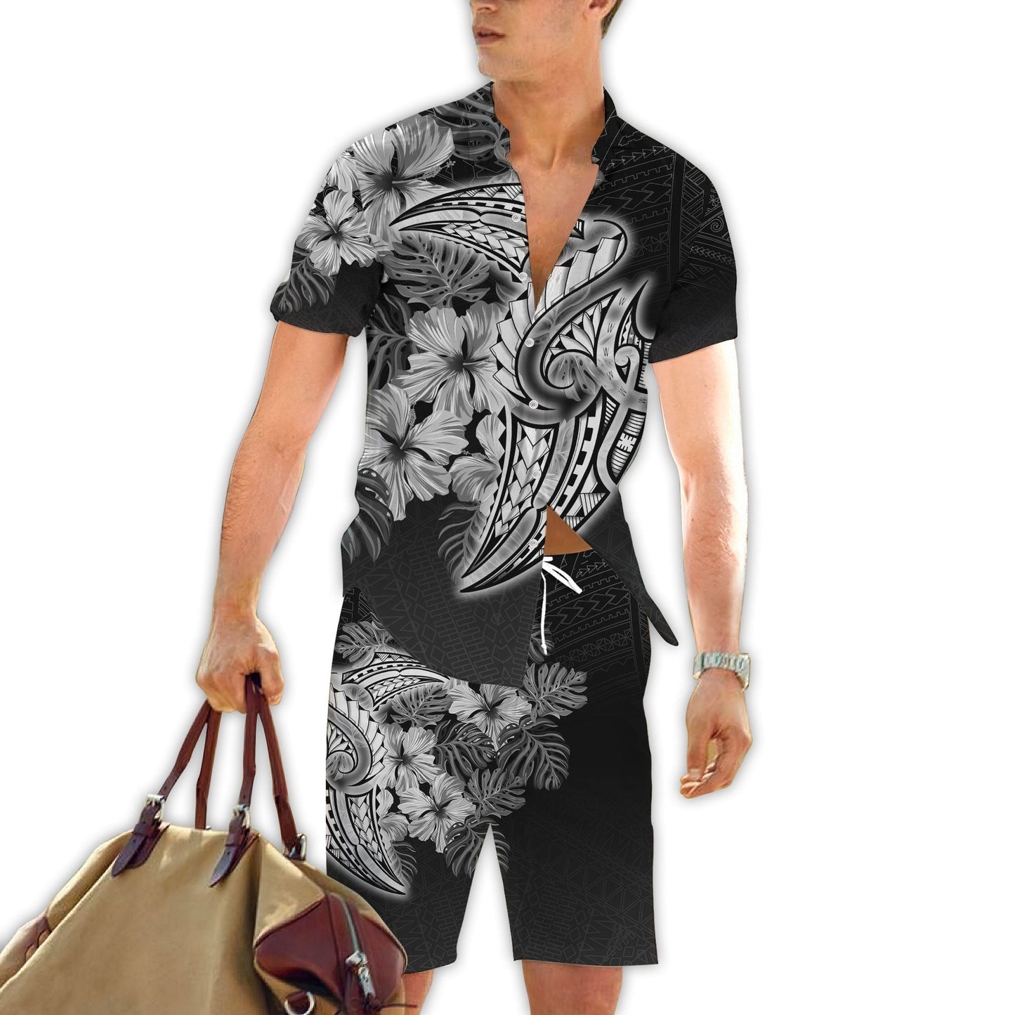 Polynesia No 13 Combo Shirt BoardShort