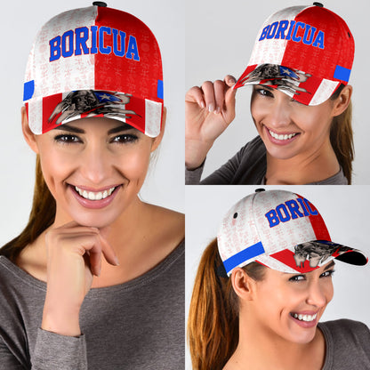 Customize Name Puerto Rico Classic Cap