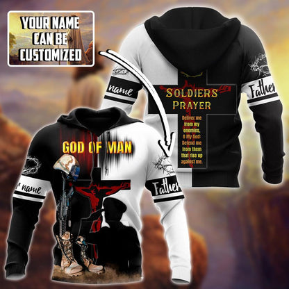 Jesus Father's day Persionalized Your Name 3D All Over Printed Shirts JJ28052102 KT