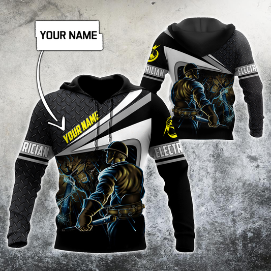Customize Name Electrician 3D All Over Printed Unisex Shirts SN13052104