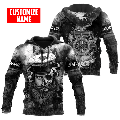 Customized name A Smooth Sea Never Made A Skillful Sailor 3D Printed Shirts