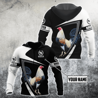 Personalized Rooster 3D Printed Unisex Shirts DA08052102