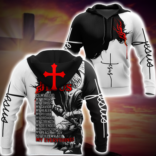Premium Unisex Hoodie Easter Day Christian Jesus No30 ML