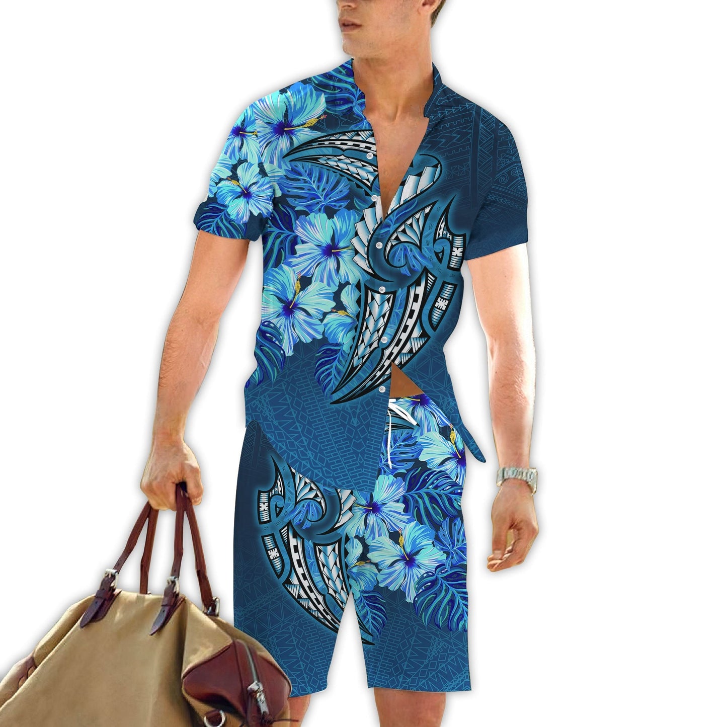 Polynesia No 7 Combo Shirt BoardShort