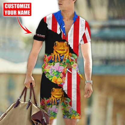 Customize Name Puerto Rico Hawaii Shirt For Men And Women