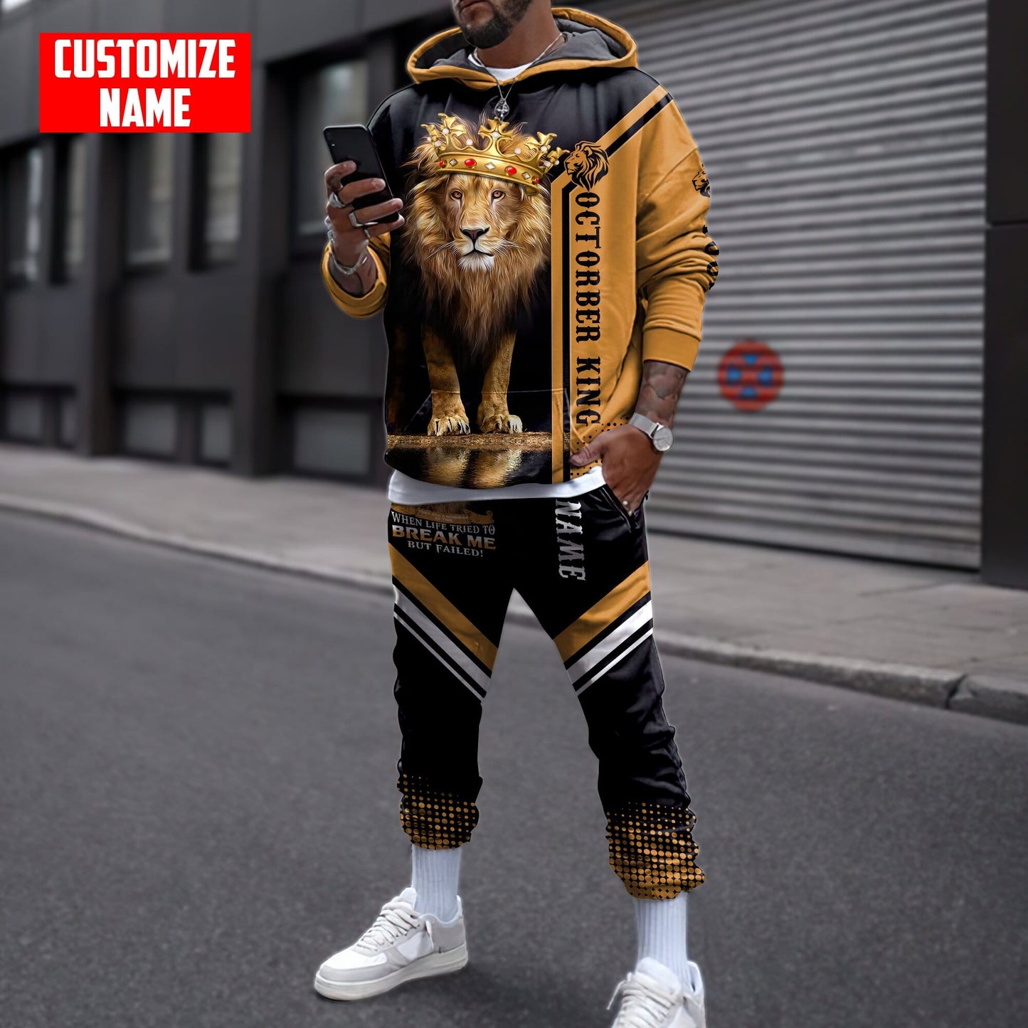 Personalized Name October Guy 3D All Over Printed Apparel