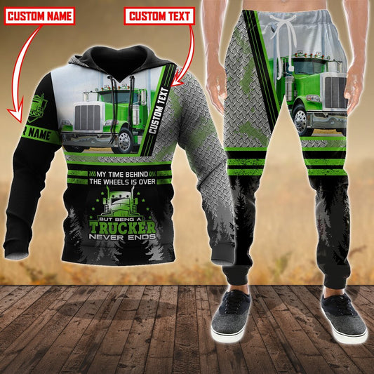 Personalized Trucker Sweat Pant & Hoodie Combo