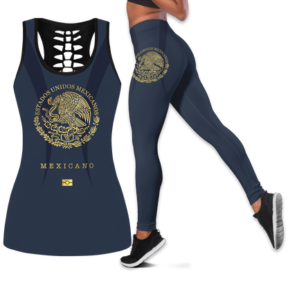 Mexicano Mexico Passport Style Combo Legging+ Tank Top