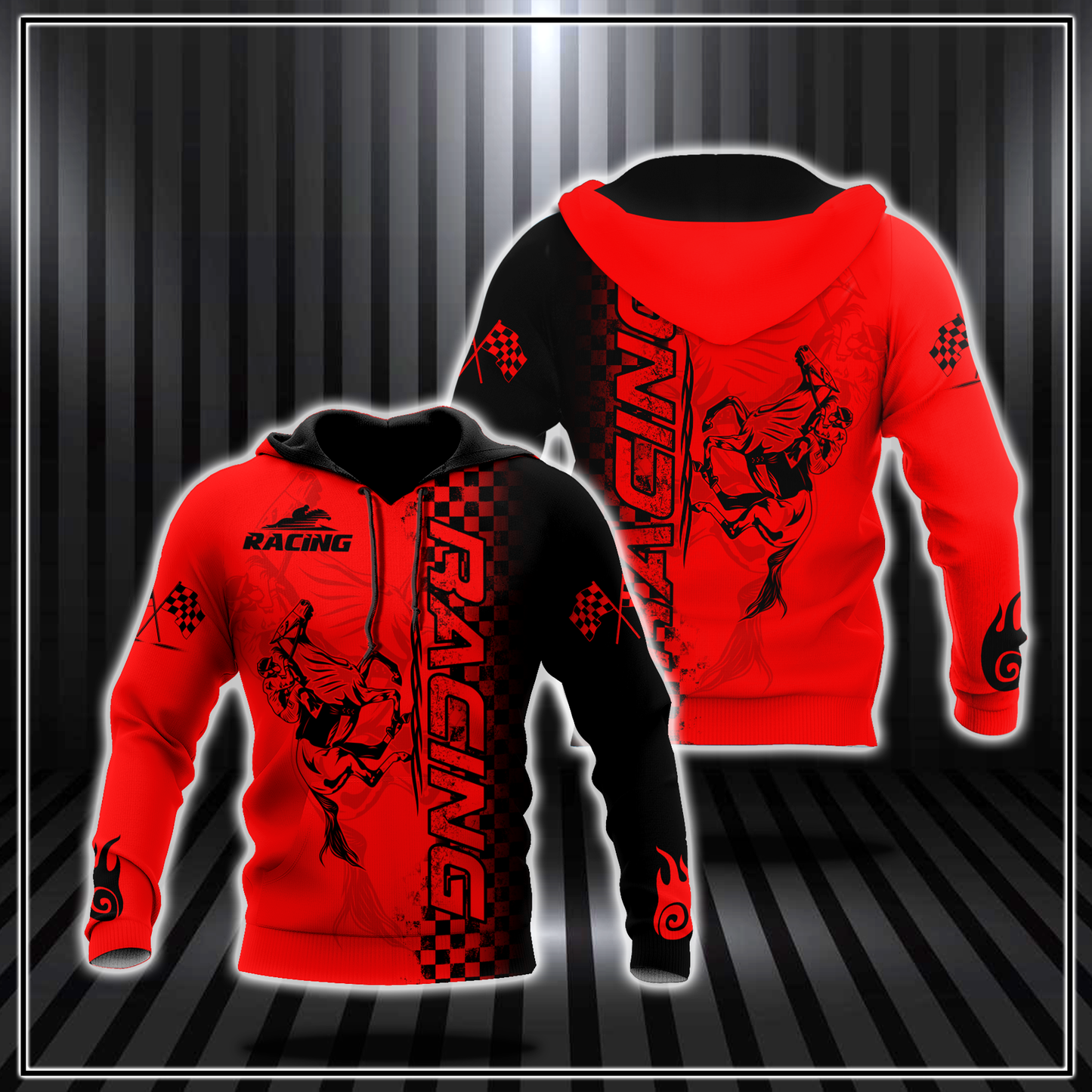 Horse Racing 3D All Over Printed Unisex Shirts