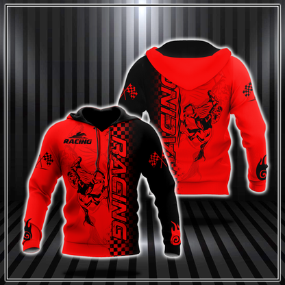 Horse Racing 3D All Over Printed Unisex Shirts