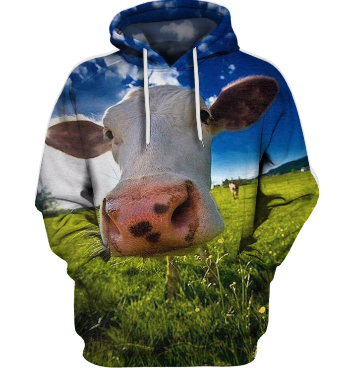 3D All Over Print Lovely Cow Shirt-Apparel-6teenth World-Hoodie-S-Vibe Cosy™