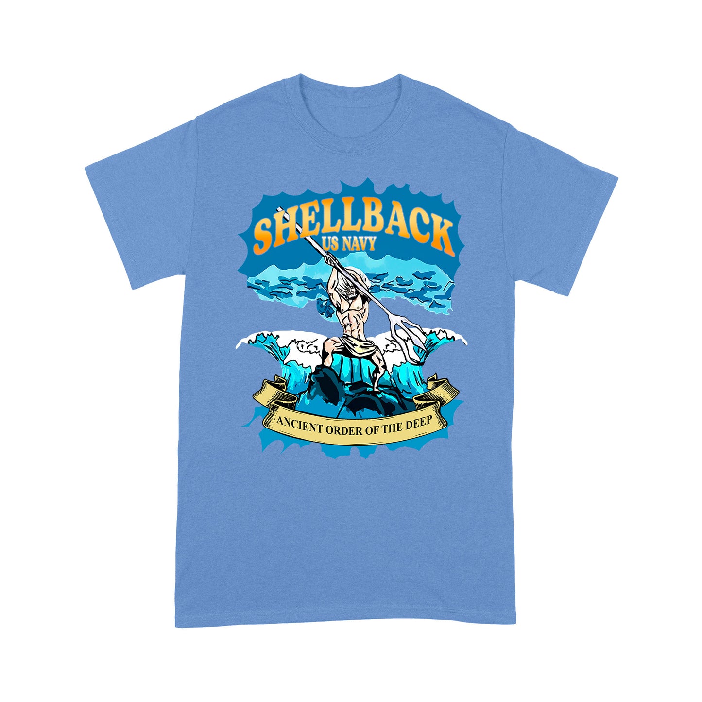 Shellback US Navy Ancient Order Of The Deep Standard T-Shirt Amazing Gift For Dad Papa Grandpa