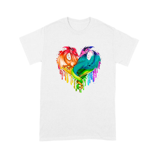 Coloful Dragon Couple T-shirt MEI