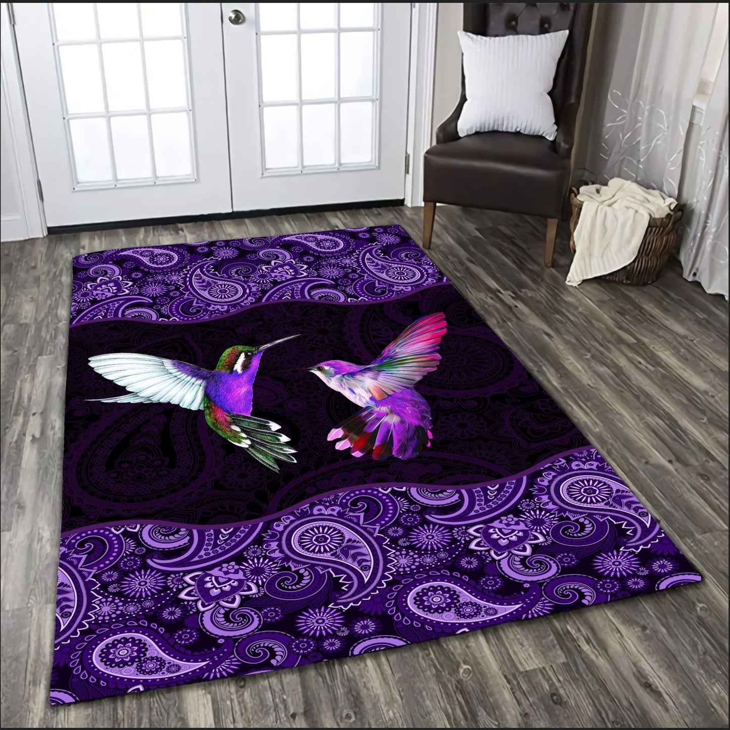 Hummingbird Art Lovers  Rug