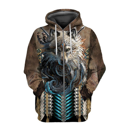 Native American 3D All Over Printed Unisex Shirts TR16032102