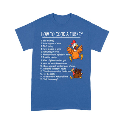 How to Cook A Turkey Thanksgiving Chef Funny Present Xmas Gift