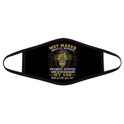 Way Maker Jesus Face Mask TA