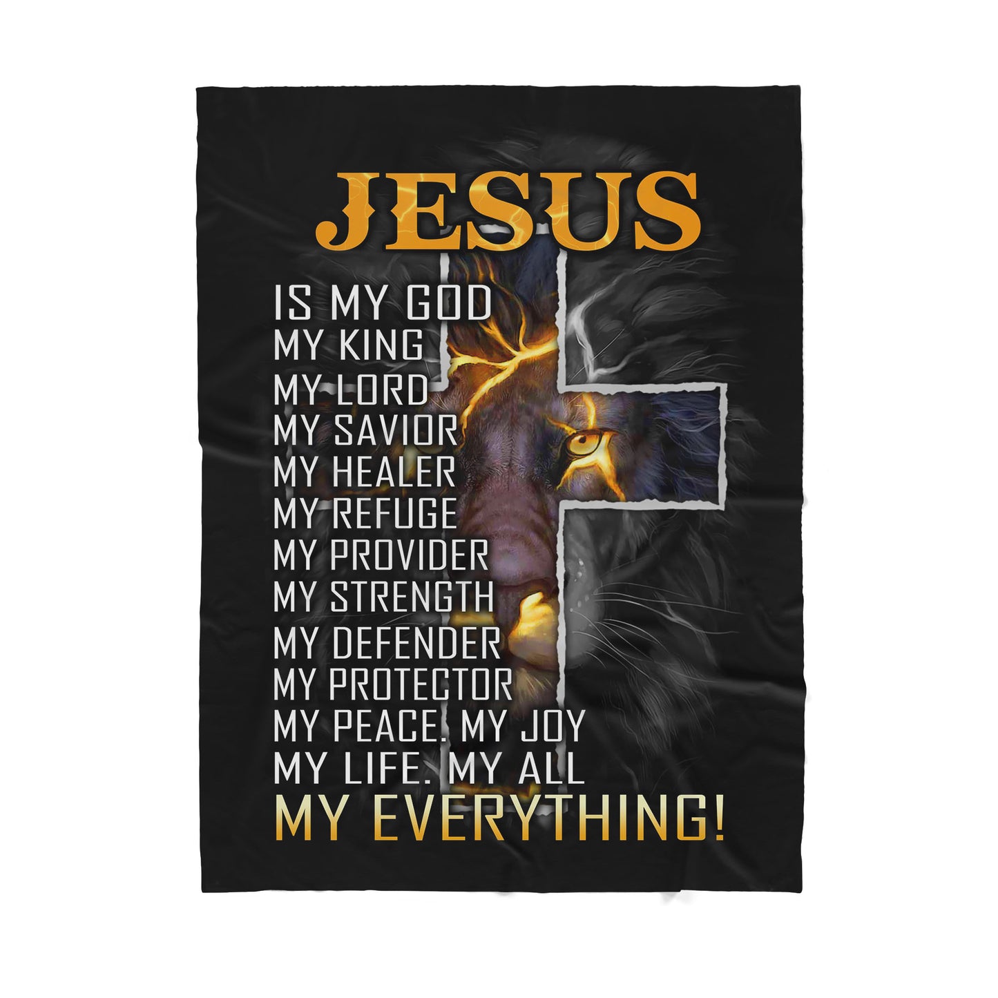 Jesus Sherpa Blanket
