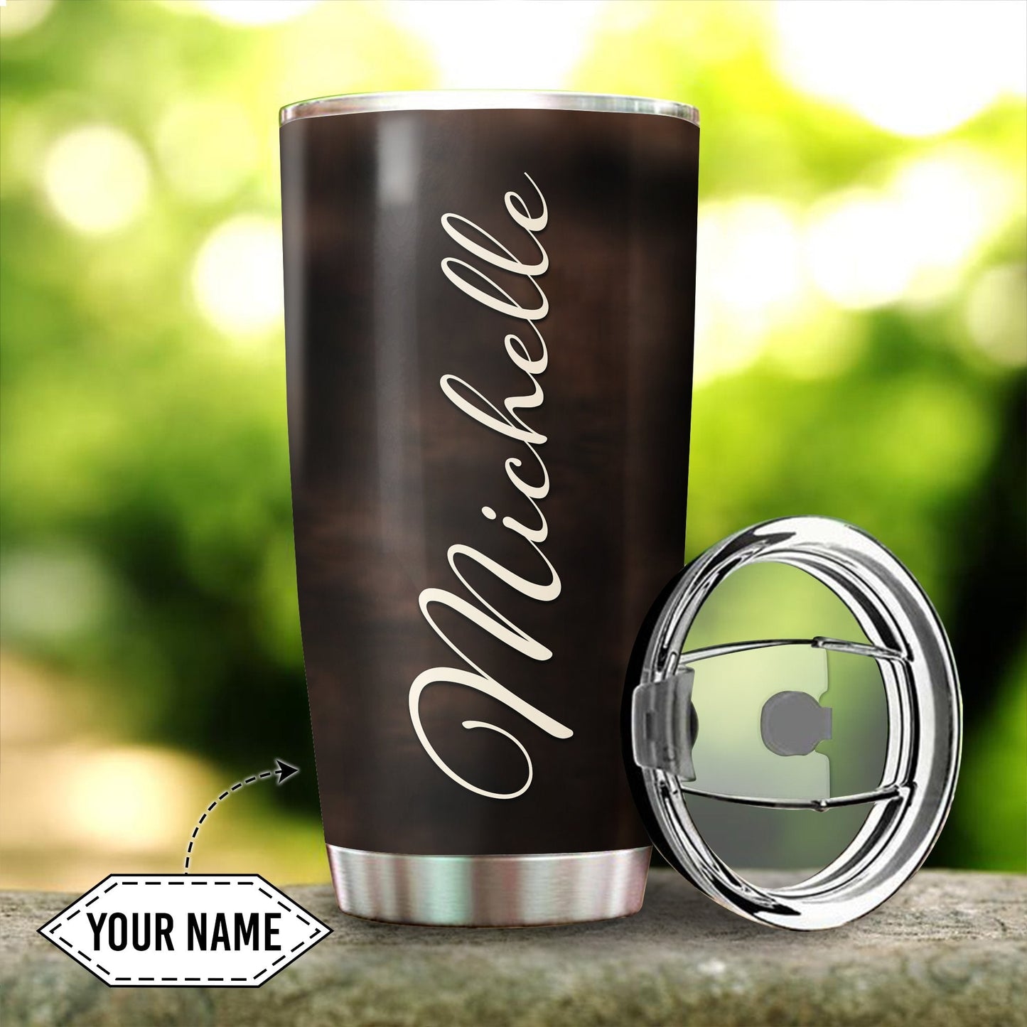 Customize Name Lion Tumbler