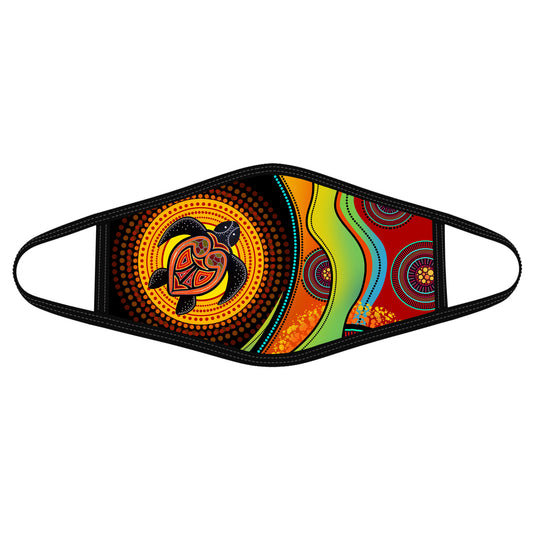 Aboriginal Australia Indigenous Face Mask HC