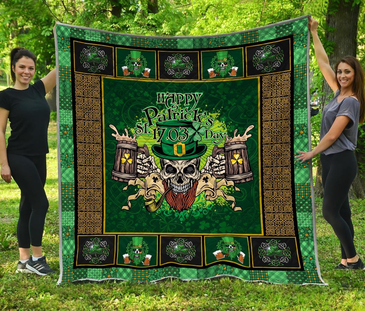 Irish Saint Patrick Day 3D All Over Printed Blanket
