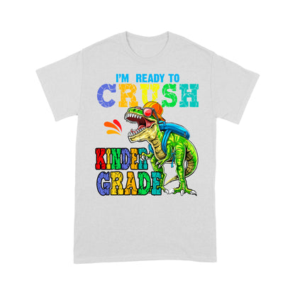 Personalized Custom Back To School Shirt, Ready To Crush Kindergarten, Back To School Gift