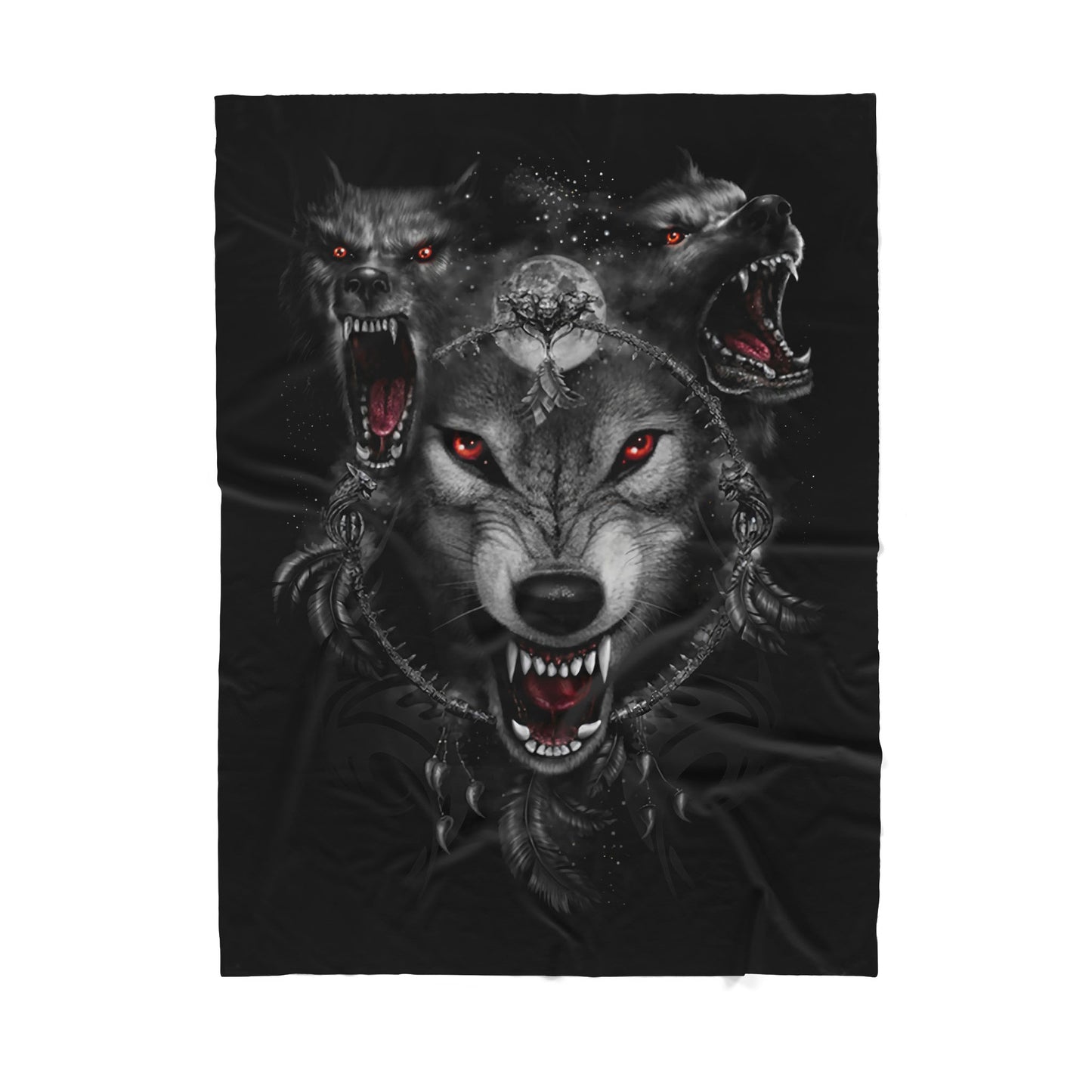 Custom Blanket Wolf Sherpa Blanket ML