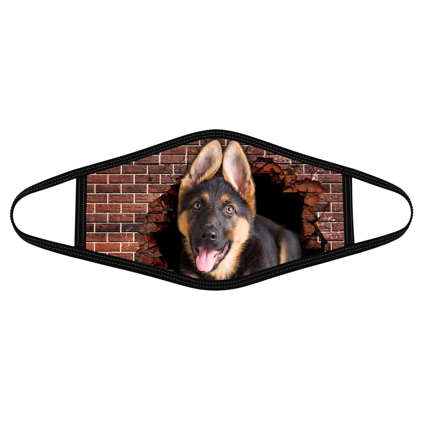 Dog Mask German Shepherd Mask Polyblend Face Mask HG