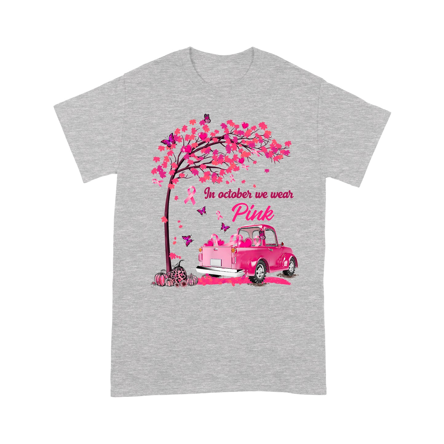 In October We Wear Pink Breast Cancer Awareness Best Gift For Friends Mom Mother Mama