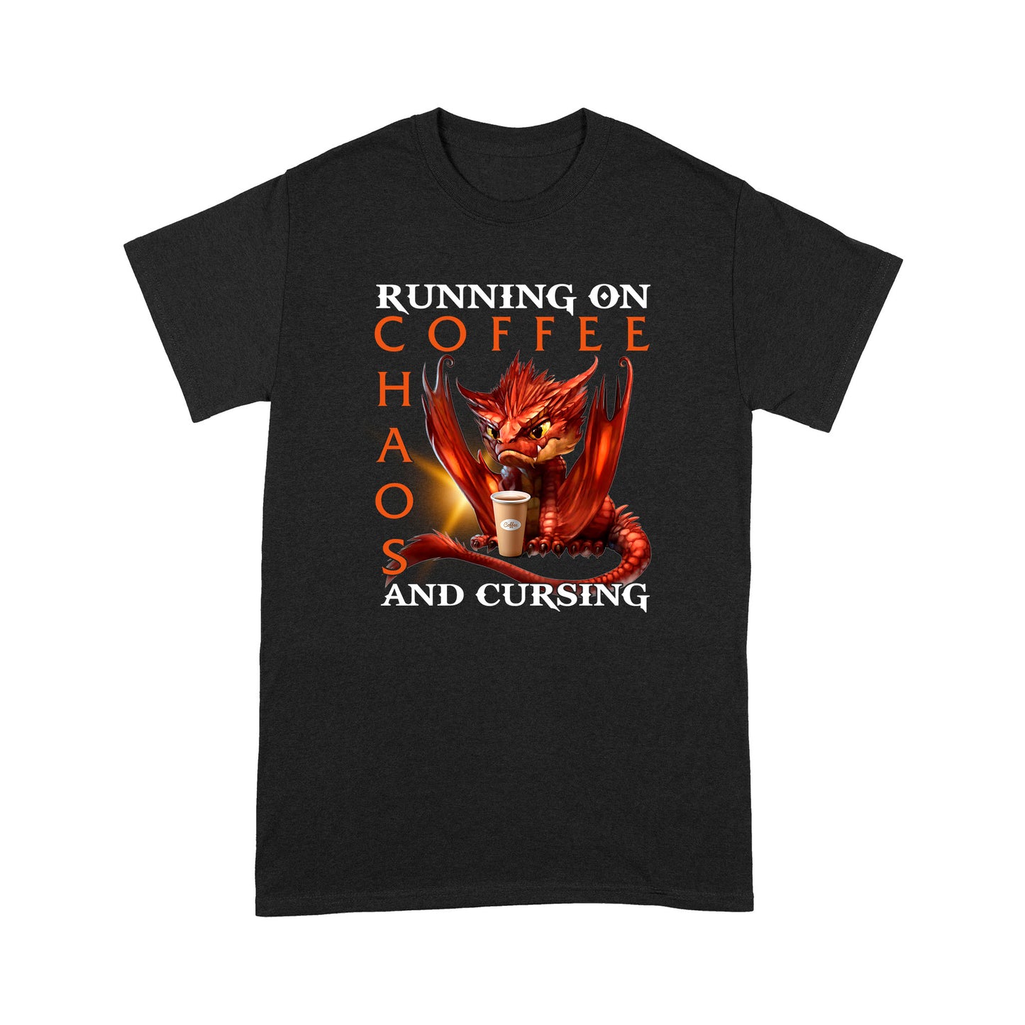 Dragon Running On Coffee Standard T-shirt HG