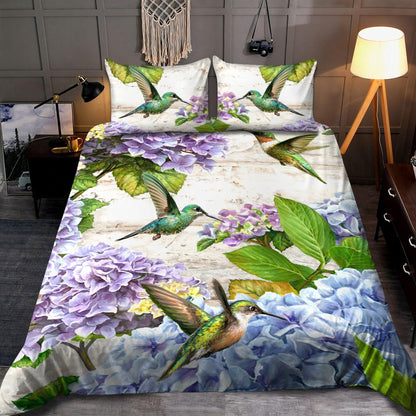 Hummingbird Art Bedding Set