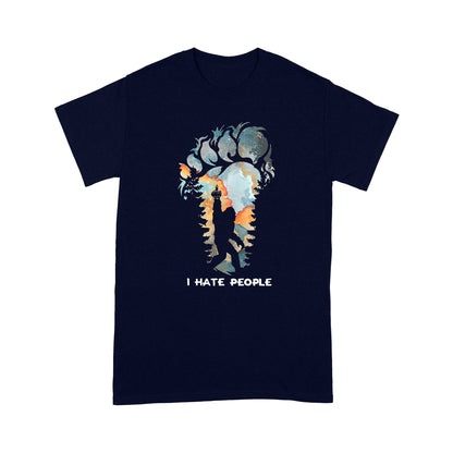 I Hate People Bigfoot T-shirt MEI