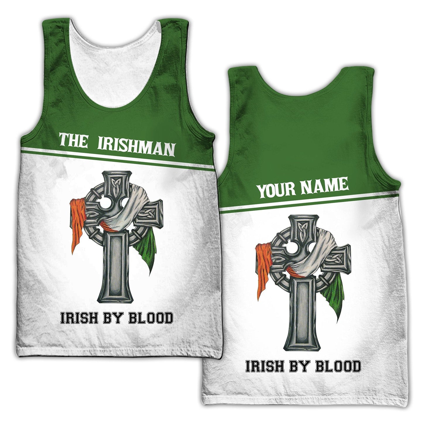 Customize Name Irish Saint Patrick Day 3D All Over Printed Unisex Shirt