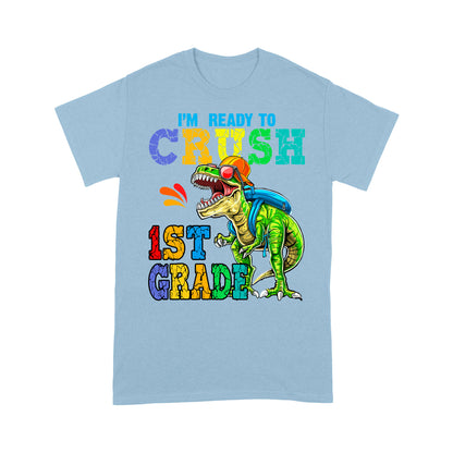 Personalized Custom Back To School Shirt, Ready To Crush 1st Grade, Back To School Gift