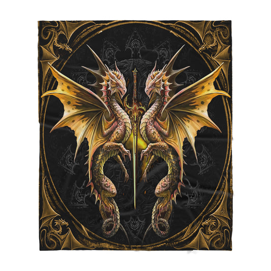 Custom Blanket Dragon Sherpa Blanket TA