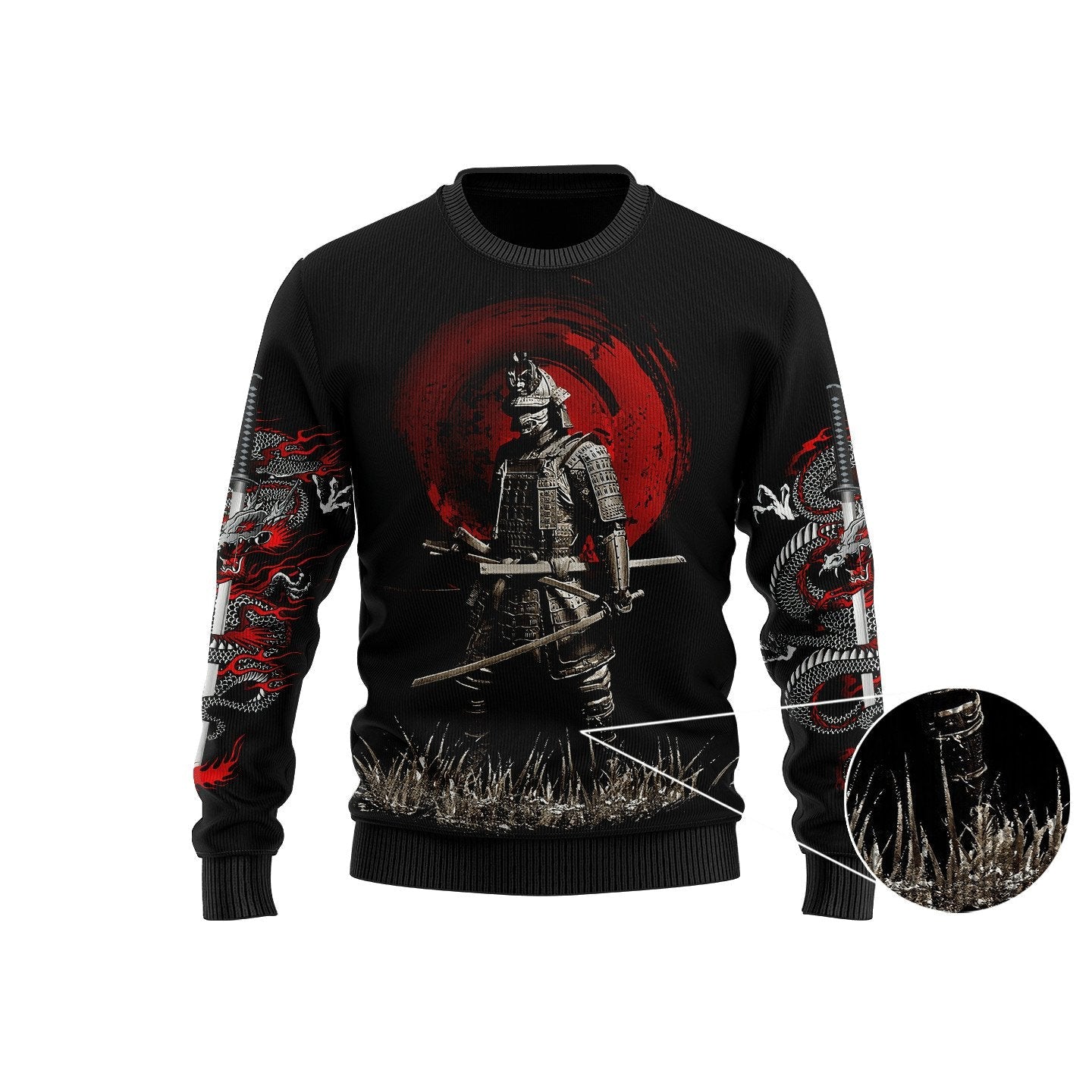Samurai Tattoo 3D Over Printed Unisex Shirt