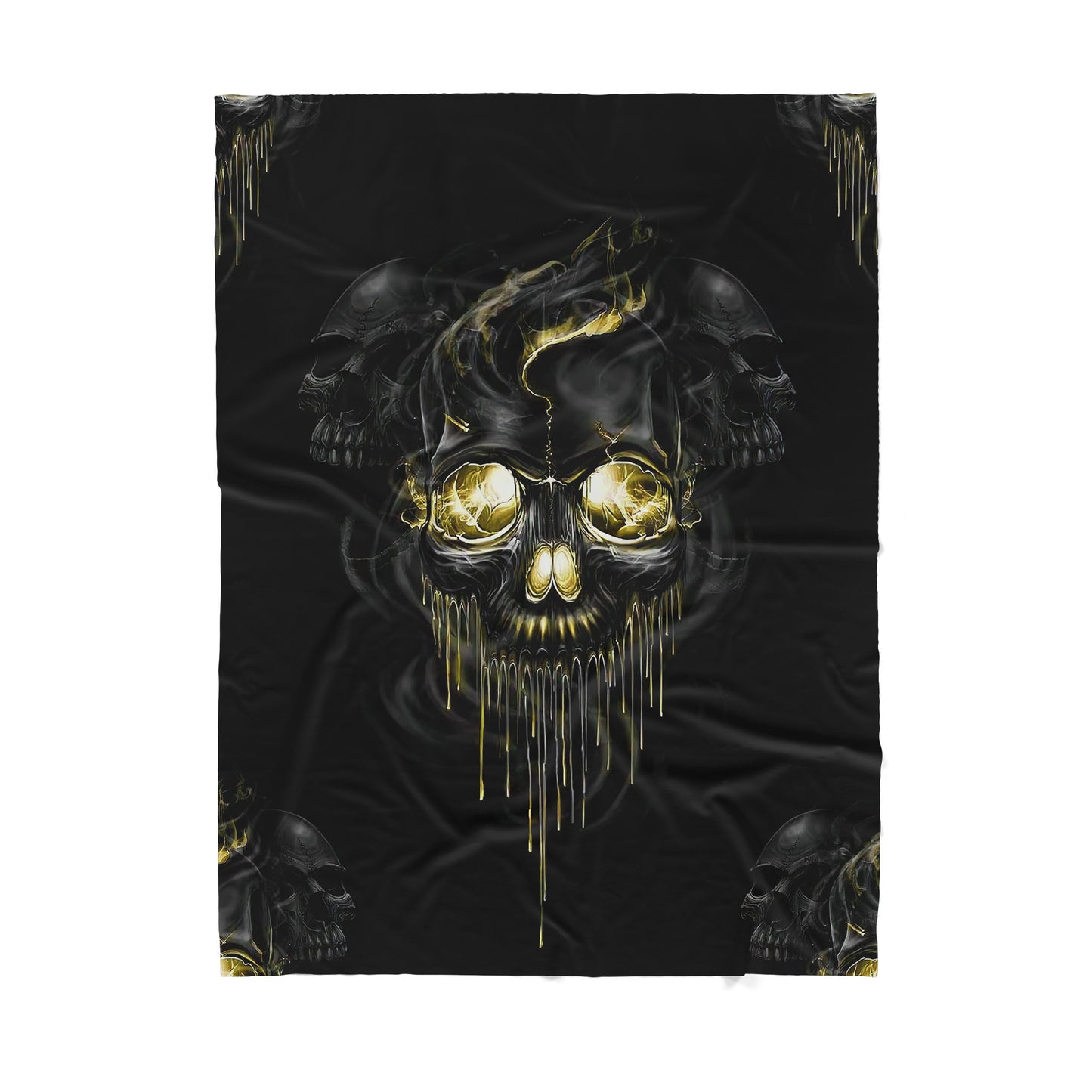 Infinite Store 3D Printed Skull Sherpa Blanket PL