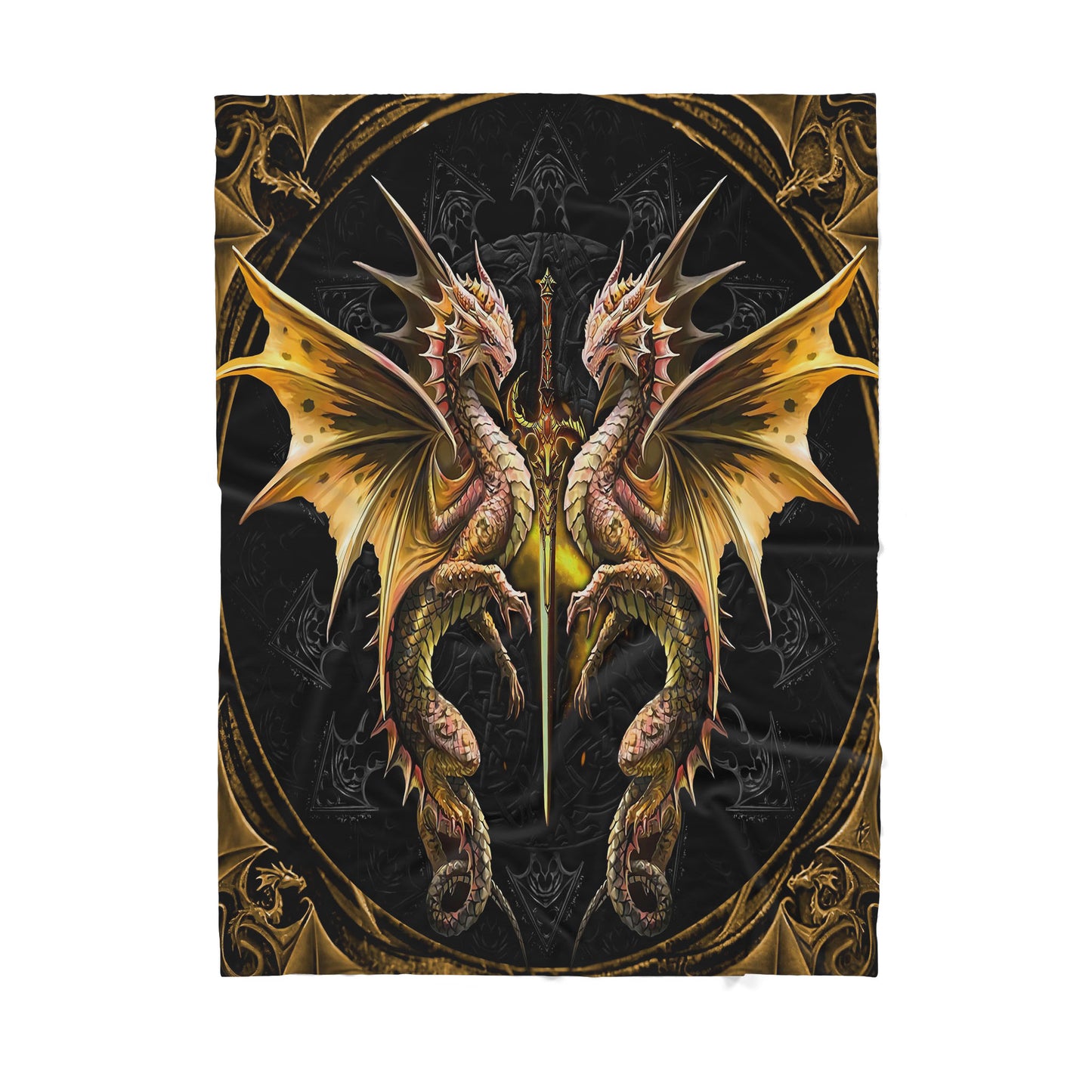 Custom Blanket Dragon Sherpa Blanket TA