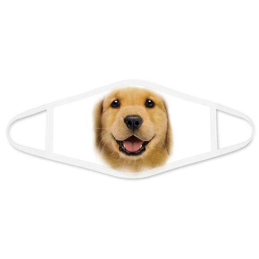 Golden Retriever Dog Face - Face Mask DL