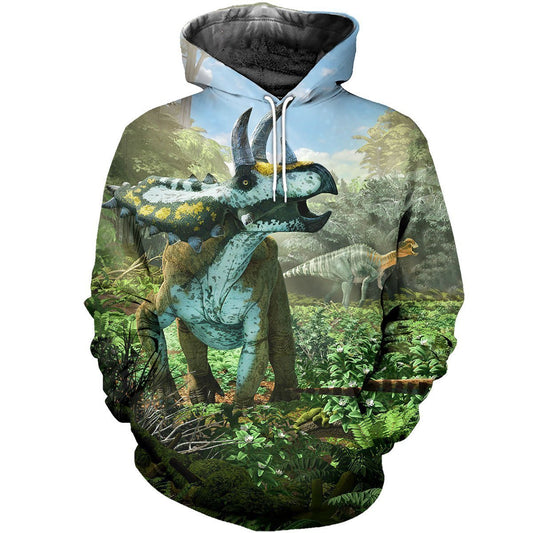 3D All Over Printed Coahuilaceratops Dinosaurs Art Shirts And Shorts - Amaze Style™-3D All Over Printed Clothes