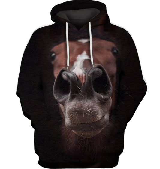 3D All Over Print Funny Face Donkey Shirt-Apparel-6teenth World-Hoodie-S-Vibe Cosy™