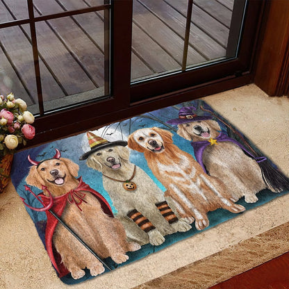 Premium Husky Halloween Doormat