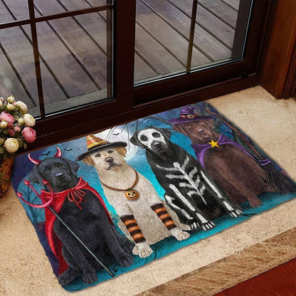 Labrador Retriever Halloween Doormat