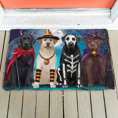 Labrador Retriever Halloween Doormat