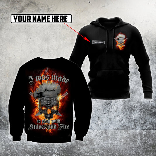 Custom Name Master Chef 3D All Over Printed Unisex Shirts