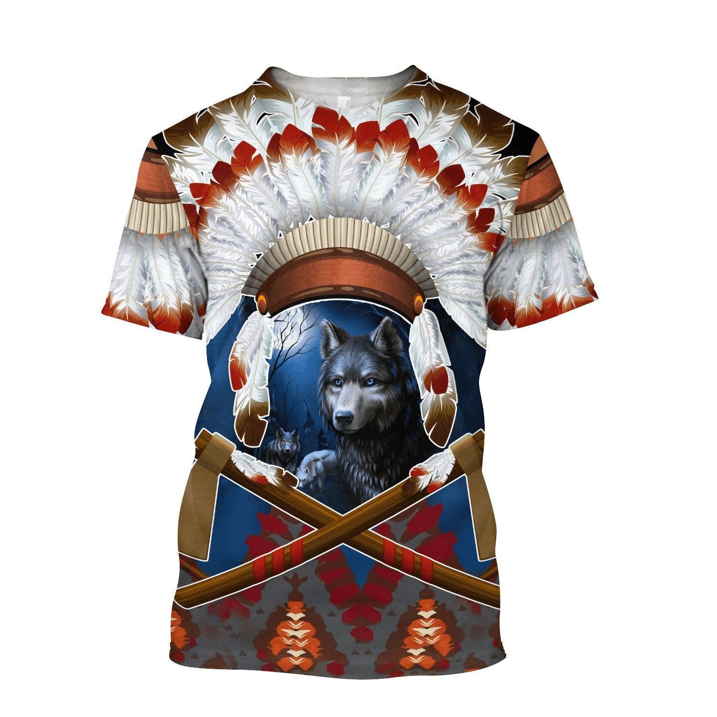 Native American 3D All Over Printed Unisex Shirts